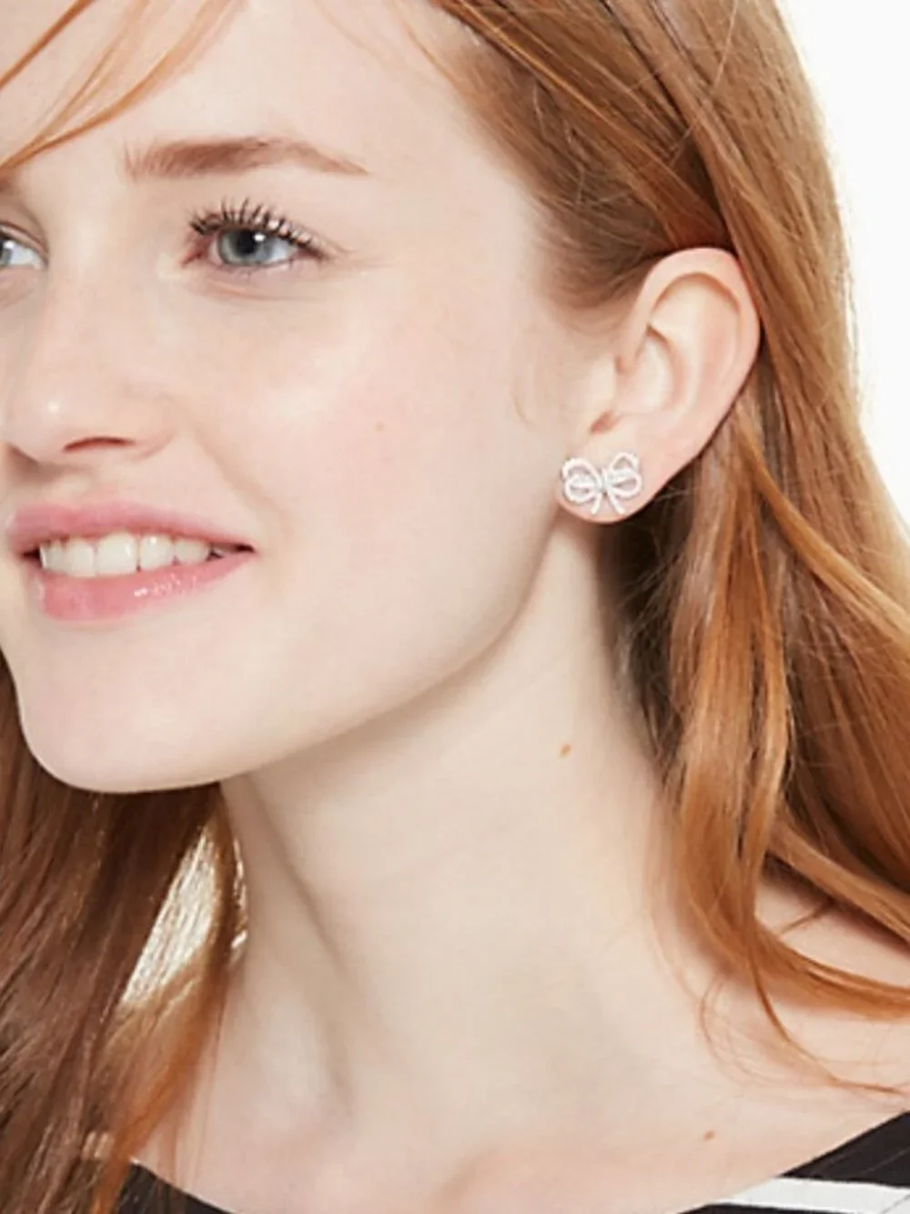 NWT~KATE SPADE~Boy Meets Girl Pave Stud Earrings